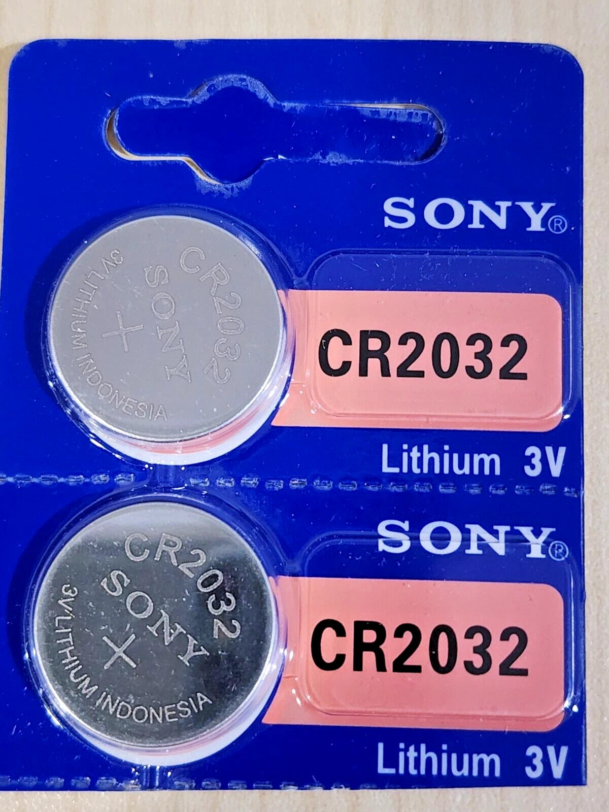 2 pc SONY CR2032 lithium 3v battery cr 2032 (EXPIRATION DATE 2033)