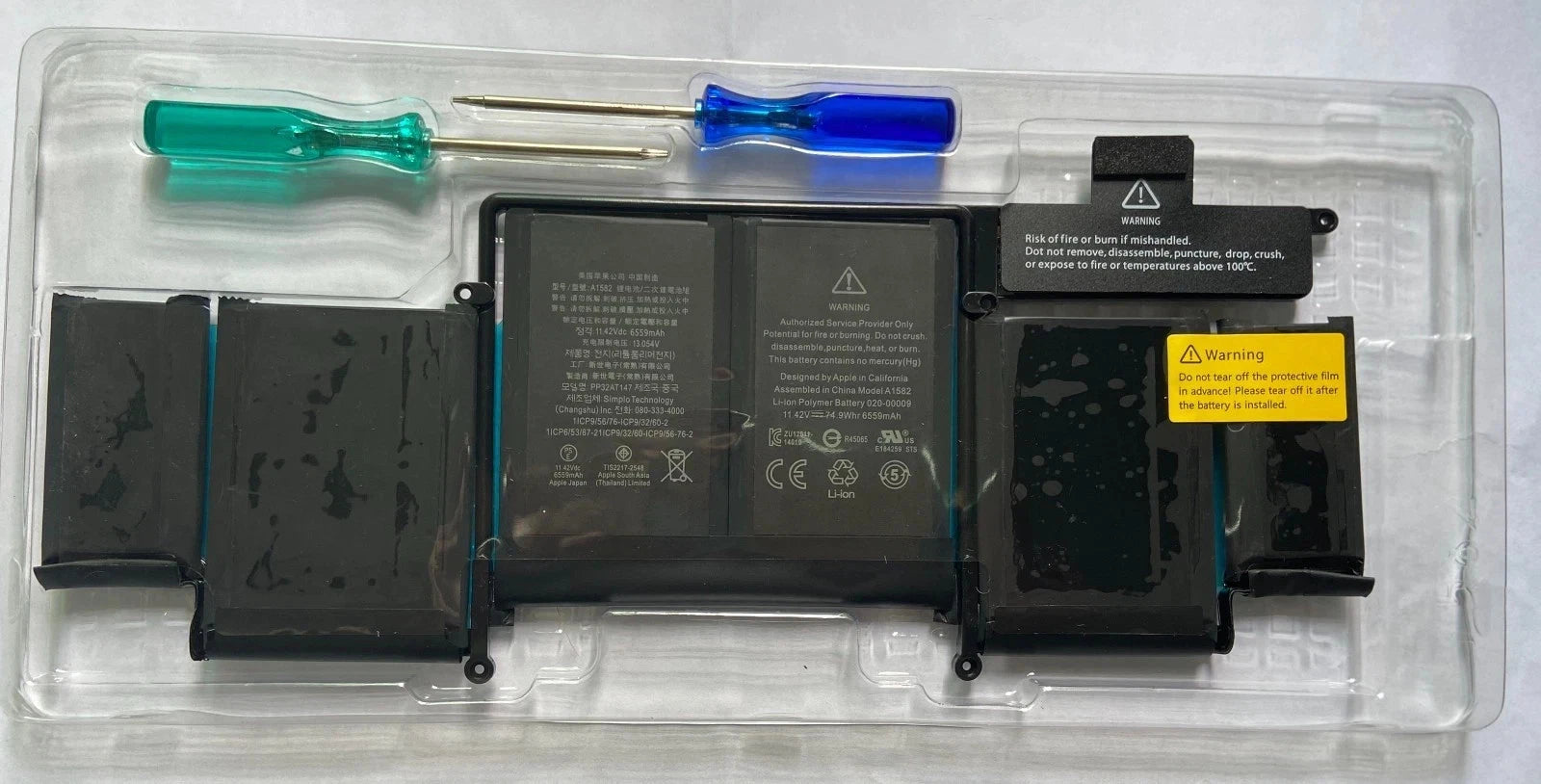 OEM A1582 A1502 Battery for Apple MacBook Pro 13 inch Retina Early 2015 Mid 2014
