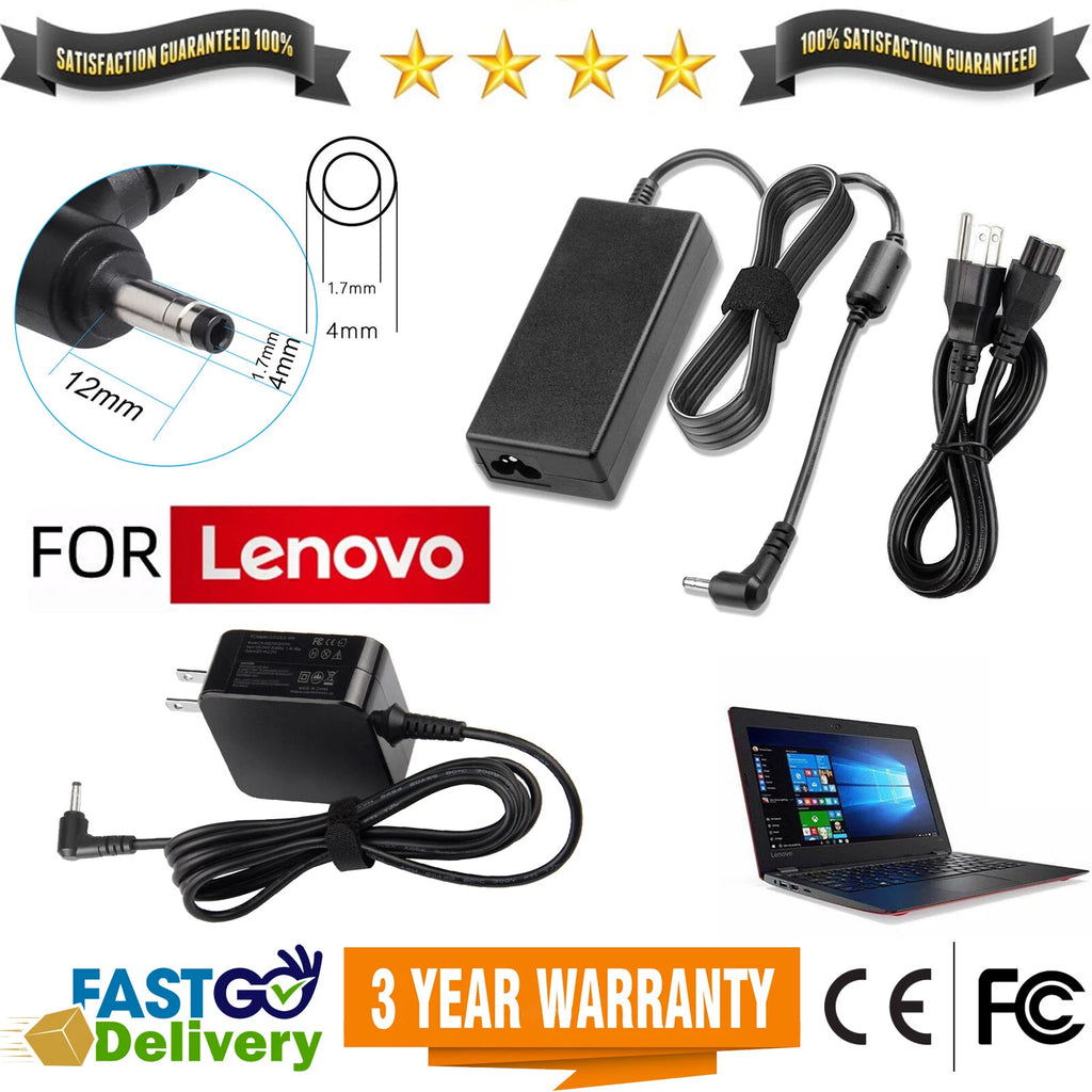 45W/65W Adapter Charger for Lenovo IdeaPad 1 3 5 15IIL05 330S Yoga 710 Flex 4 5
