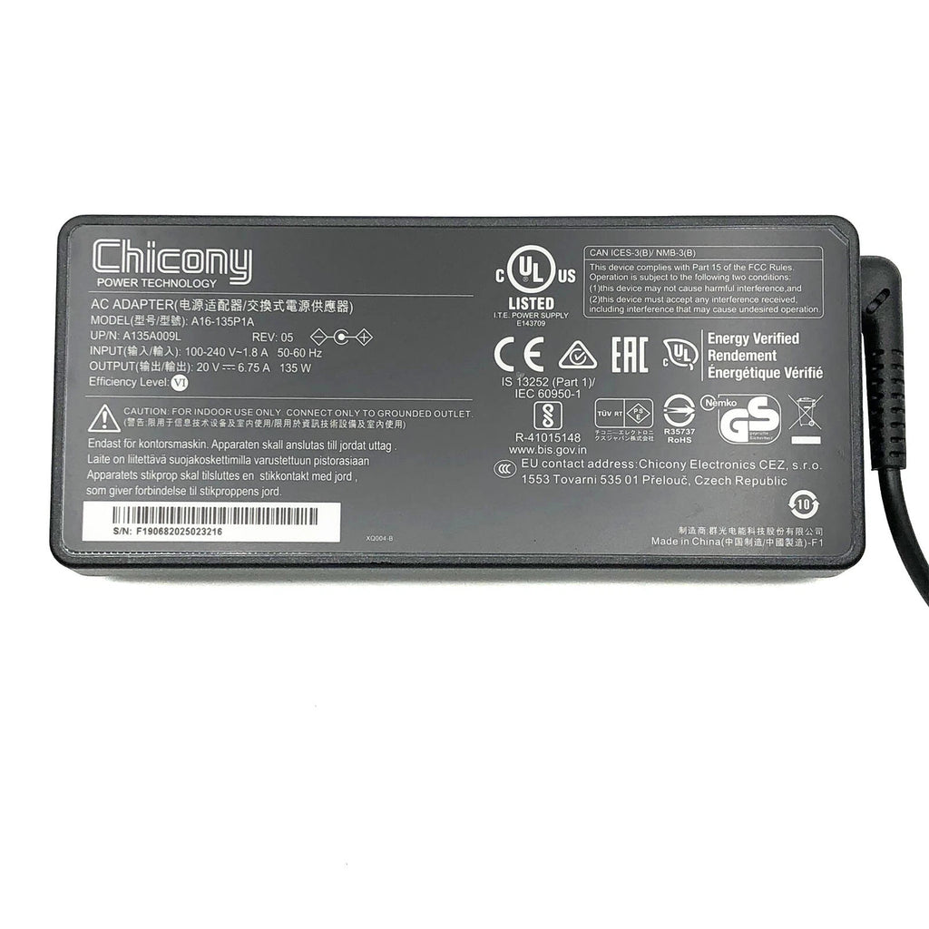 NEW Original Chicony Adapter for OWC Thunderbolt 3 Docking Station OWCTB3DK13PSG