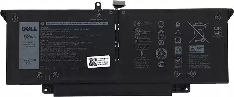 Genuine 52WH JHT2H Battery for Dell Latitude 7310 7410 Series 04V5X2 0HRGYV NEW