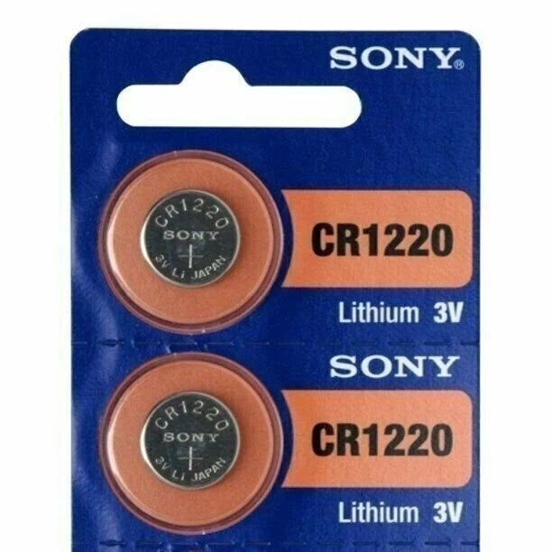 CR 1220 SONY / MURATA LITHIUM BATTERIES (2 piece) 3V Watch Authorized US Seller