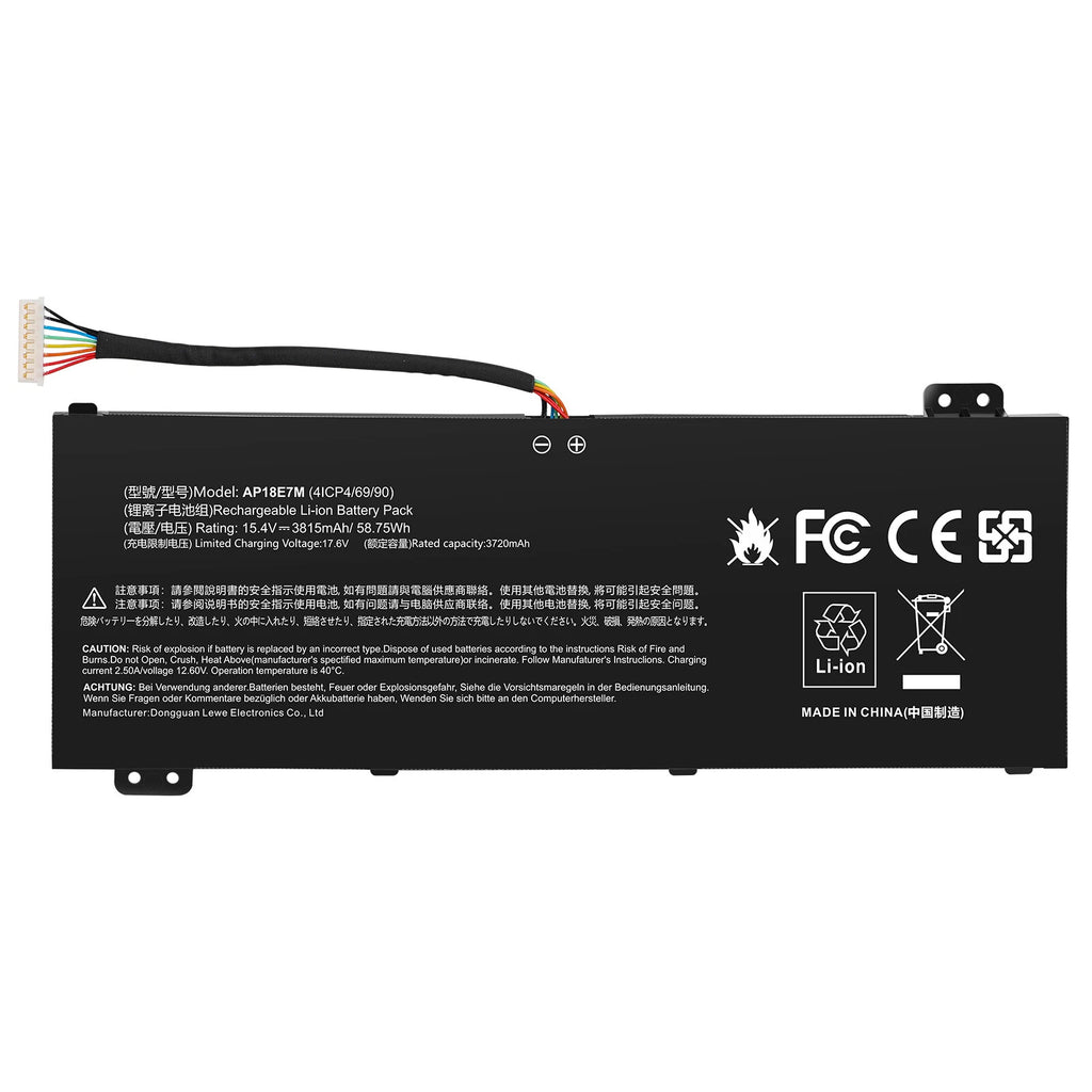 NEW AP18E7M AP18E8M Battery For Acer Nitro 5 AN515-54 AN517-51 Nitro 7 AN715-51
