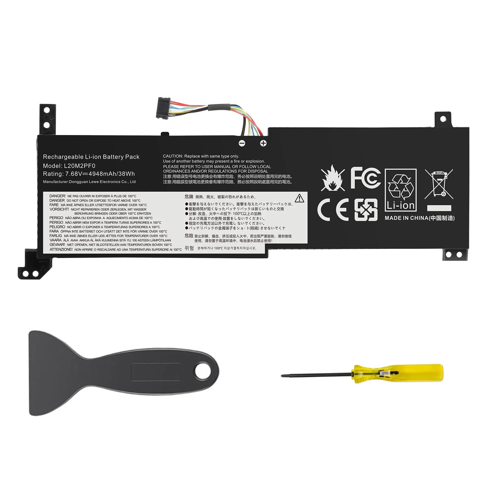 38Wh L20C2PF0 L20M2PF0 Battery For Lenovo V14 V15 V17 IdeaPad 3-15ALC6 3-15ITL6