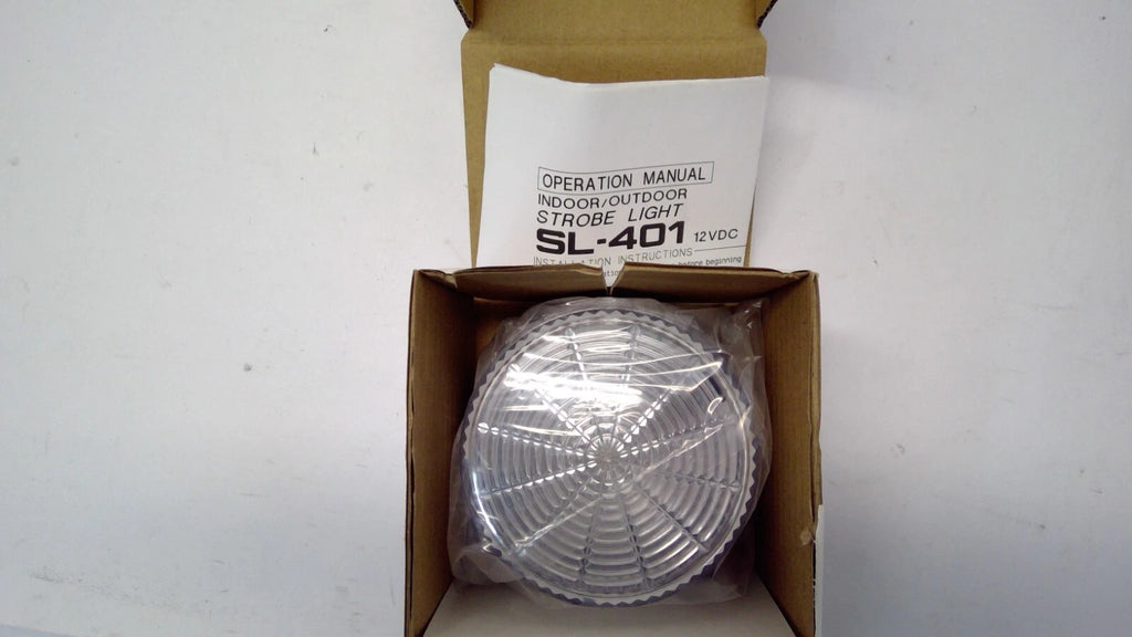 NEW AMSECO SL-401 CLEAR STROBE LIGHT 12VDC 115mA waterproof
