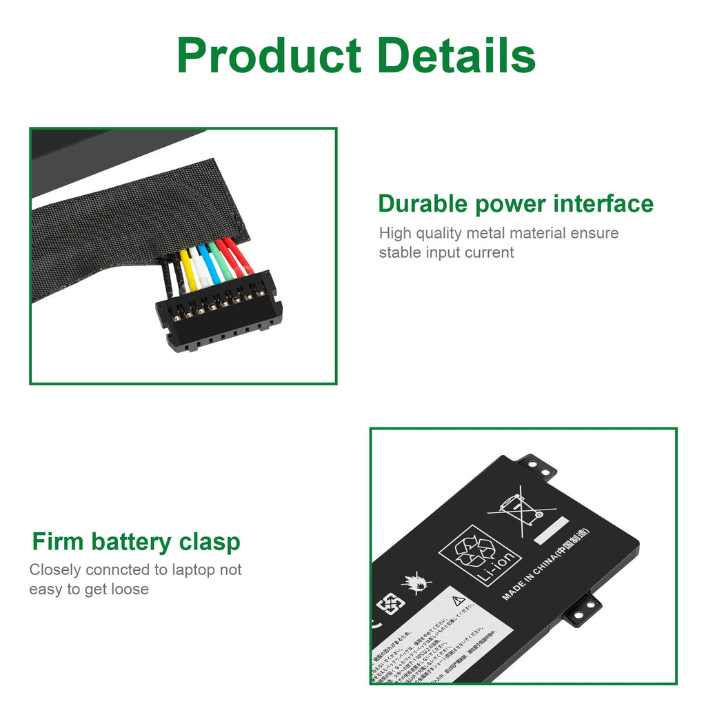 ?L19M3PG1 L19C3PG1 Battery For Lenovo 100e 300e Chromebook 2nd Gen AST 82CE 47Wh