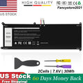 Battery 7VKV9 30WH For Dell XPS 12 9250 Latitude 12 7275 Notebook 9TV5X