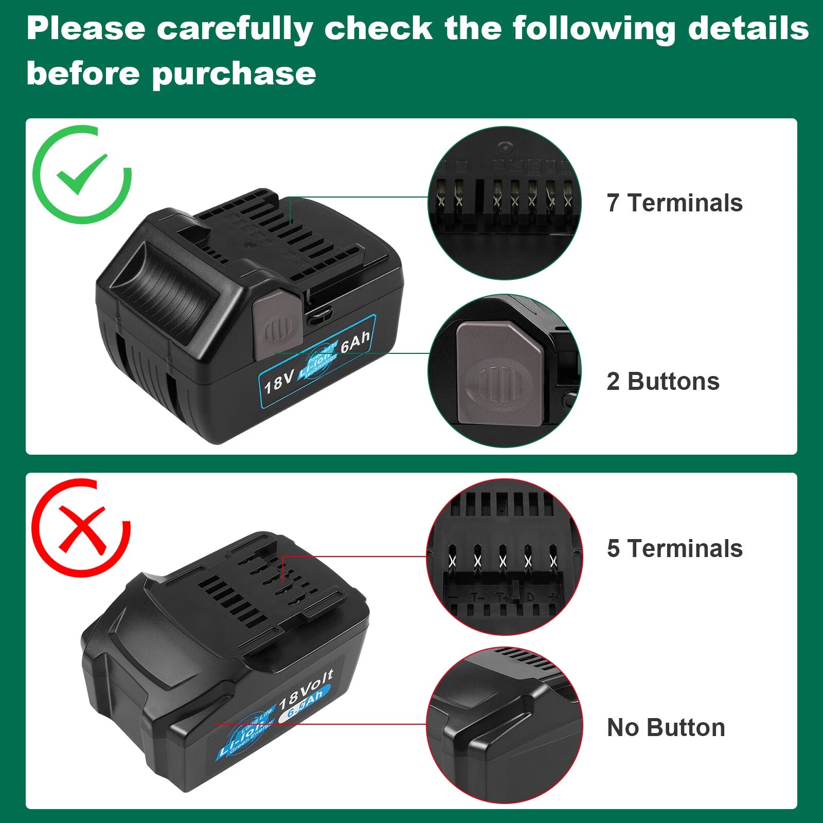 18V lithium battery For HITACHI HXP BSL1815 BSL1815X BSL1830 BSL1840 Or Charger