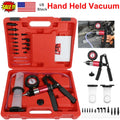 23Pcs Hand Held Vacuum and Pressure Pump Tester Tool Brake Bleeder Kit + Case