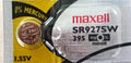 395 MAXELL WATCH BATTERIES SR927SW (1 piece )New packaging Authorized Seller