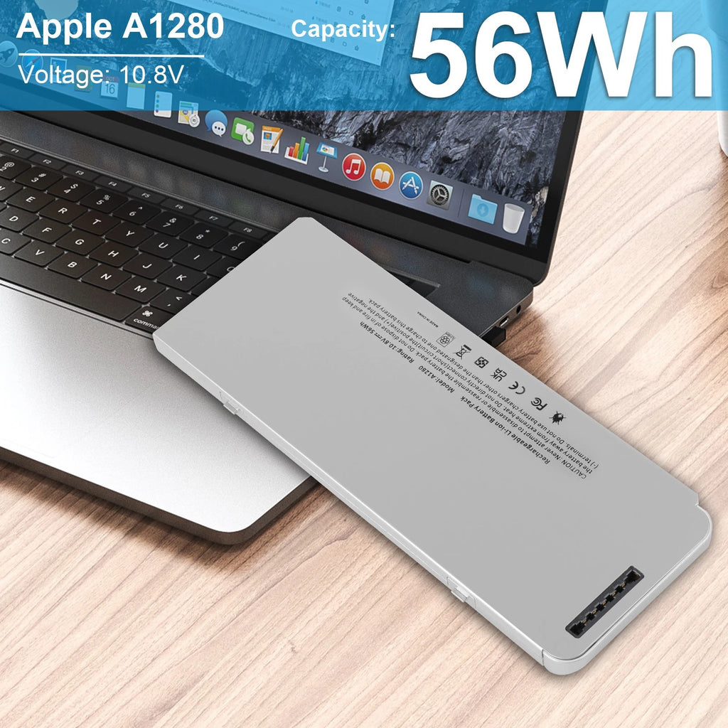 Battery A1280 For Apple MacBook 13"Aluminum Unibody A1278 MB466 MB467 MB771 56Wh