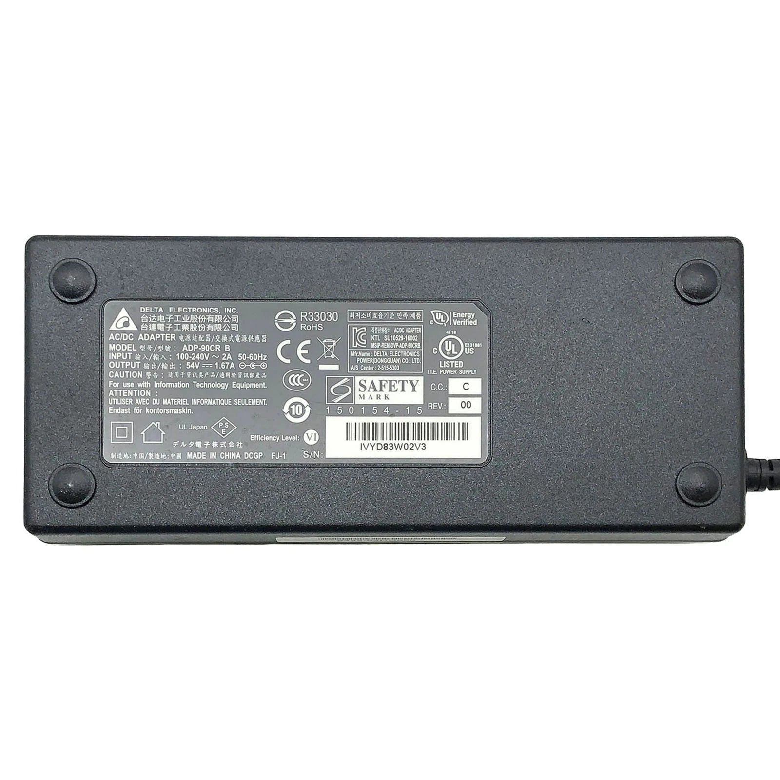 NEW Genuine Delta 90W AC Power Adapter ADP-90CR B Charger 54V 1.67A