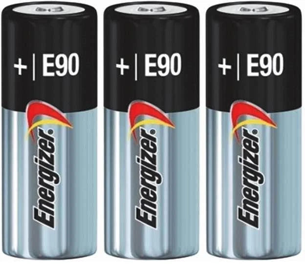 3 PACK Energizer Alkaline N 1.5-Volt Batteries E90, LR1, MN9100, 910A