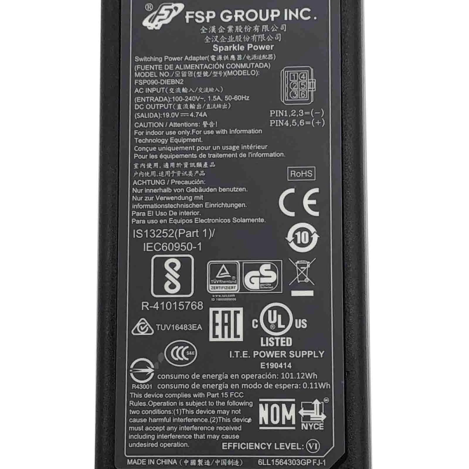 Open Box Original FSP AC Adapter for POS Terminal NCR Radiant P1230 P1520 P1530