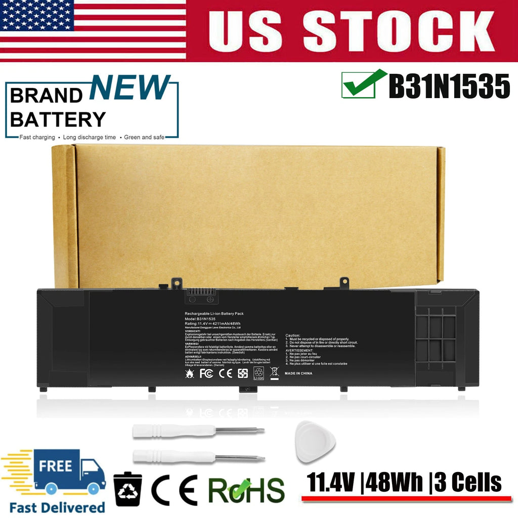 B31N1535 0B200-02020000 Battery For Asus Zenbook UX310UA UX310UQ UX410UA UX410UQ