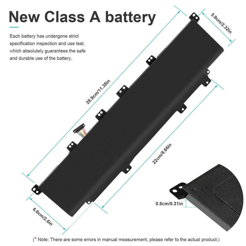 Battery C31-X402 For Asus VivoBook S300C S300CA S300E S400 S400C S400CA Series