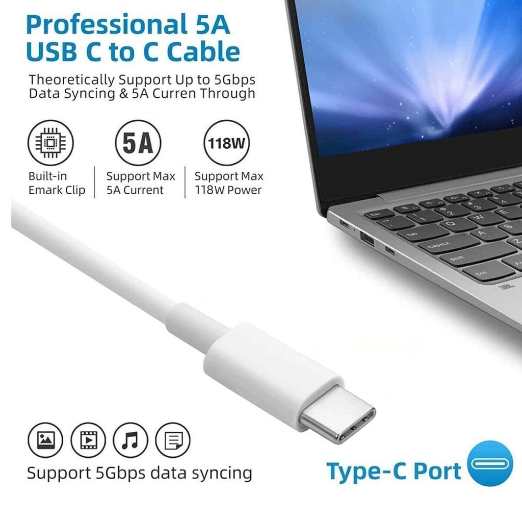 61W 87W 96W 140W USB-C PD Type C Power Adapter Charger For Apple MacBook Air/Pro