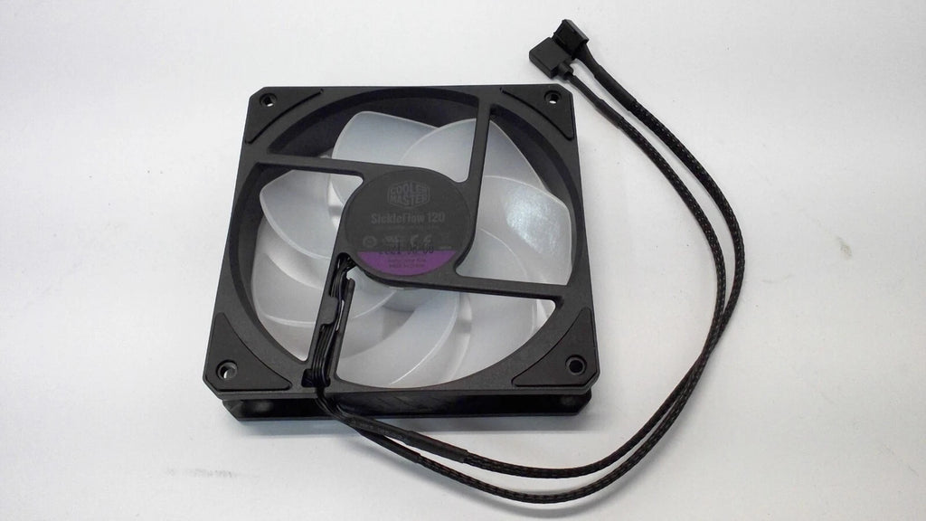 Lot of 2 - Cooler Master SickleFlow 120 Fan DF1202512RFMN Non LED 650-1800RPM