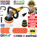 ?Car Buffer Polisher Waxer 7Speed Rotary 5" + 6" Backing Plate Polishing Machine