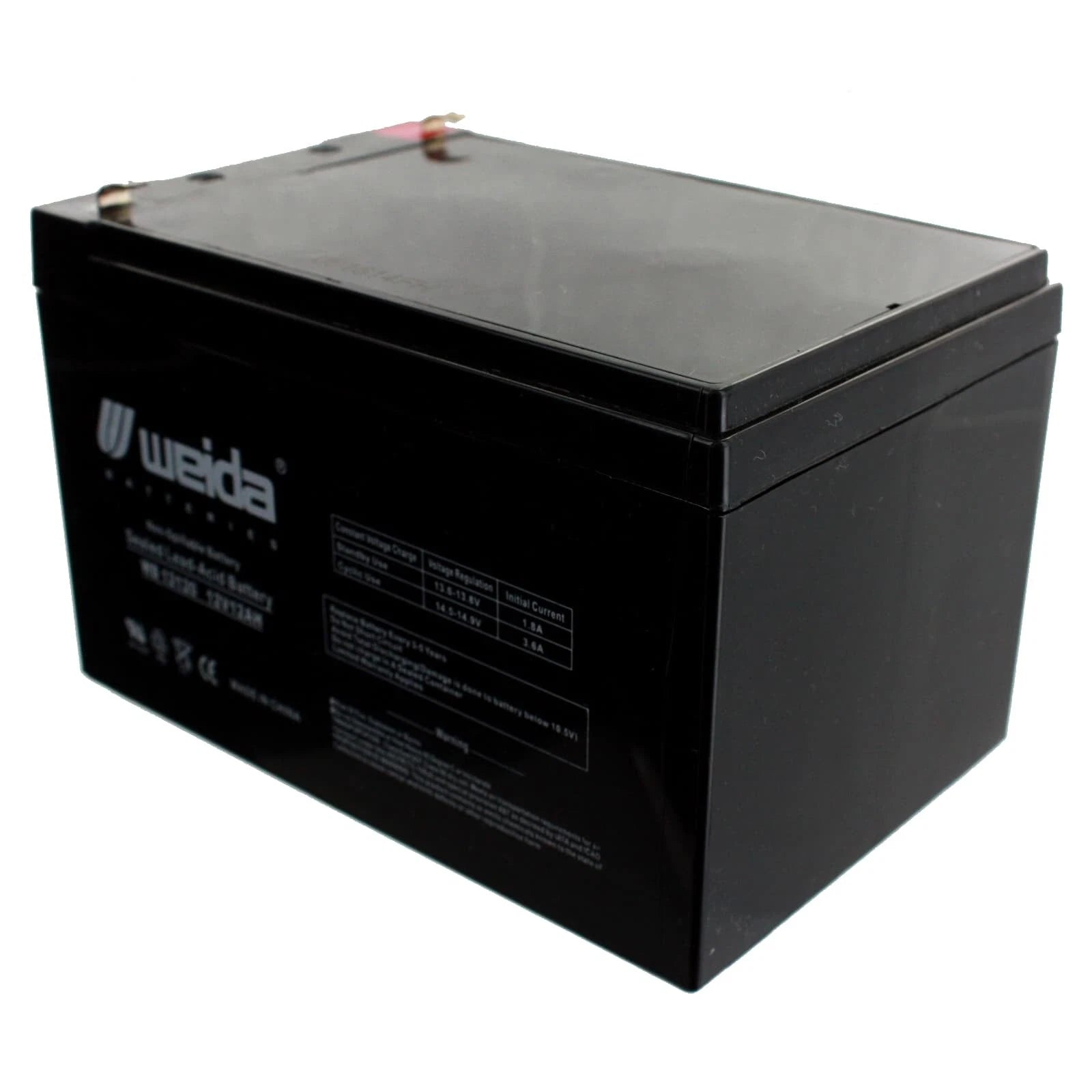 NEW 12V 12Ah SLA Battery WB12120F1 For UB12120, D5744, WKA12-12F2