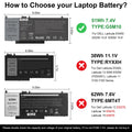 G5M10 Battey For Dell Latitude 14 E5450 15.6 E5550 12 E5250 Notebook 8V5GX WYJC2
