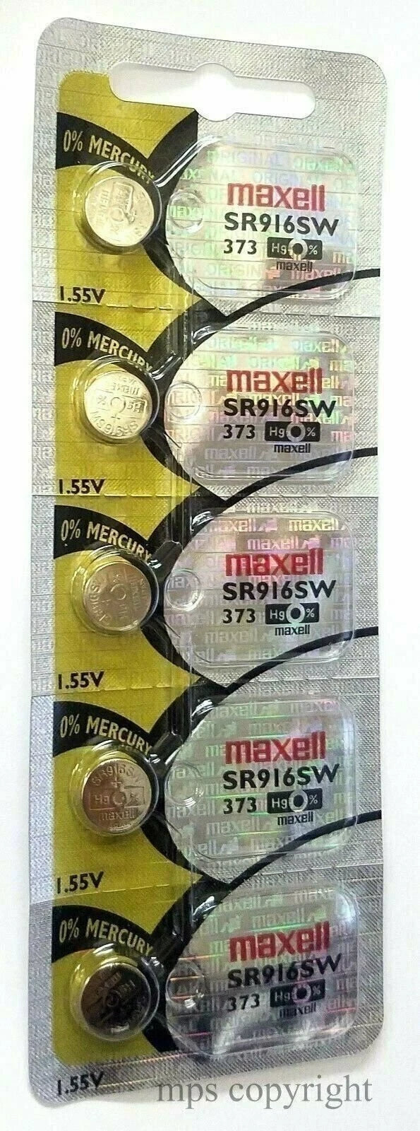 373 MAXELL WATCH BATTERIES SR916SW SR68 SB-AJ WA V373 D373 New Authorized Seller
