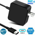 Laptop Charger USB C Type C Adapter for Lenovo Chromebook 100E Yoga 720-13IKBR