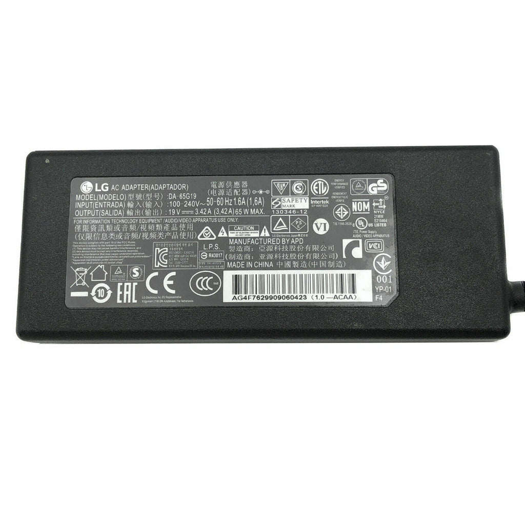 NEW Genuine LG 34UM67-P 34UB67-B 34UM67-P AC Adapter Monitor Power Supply
