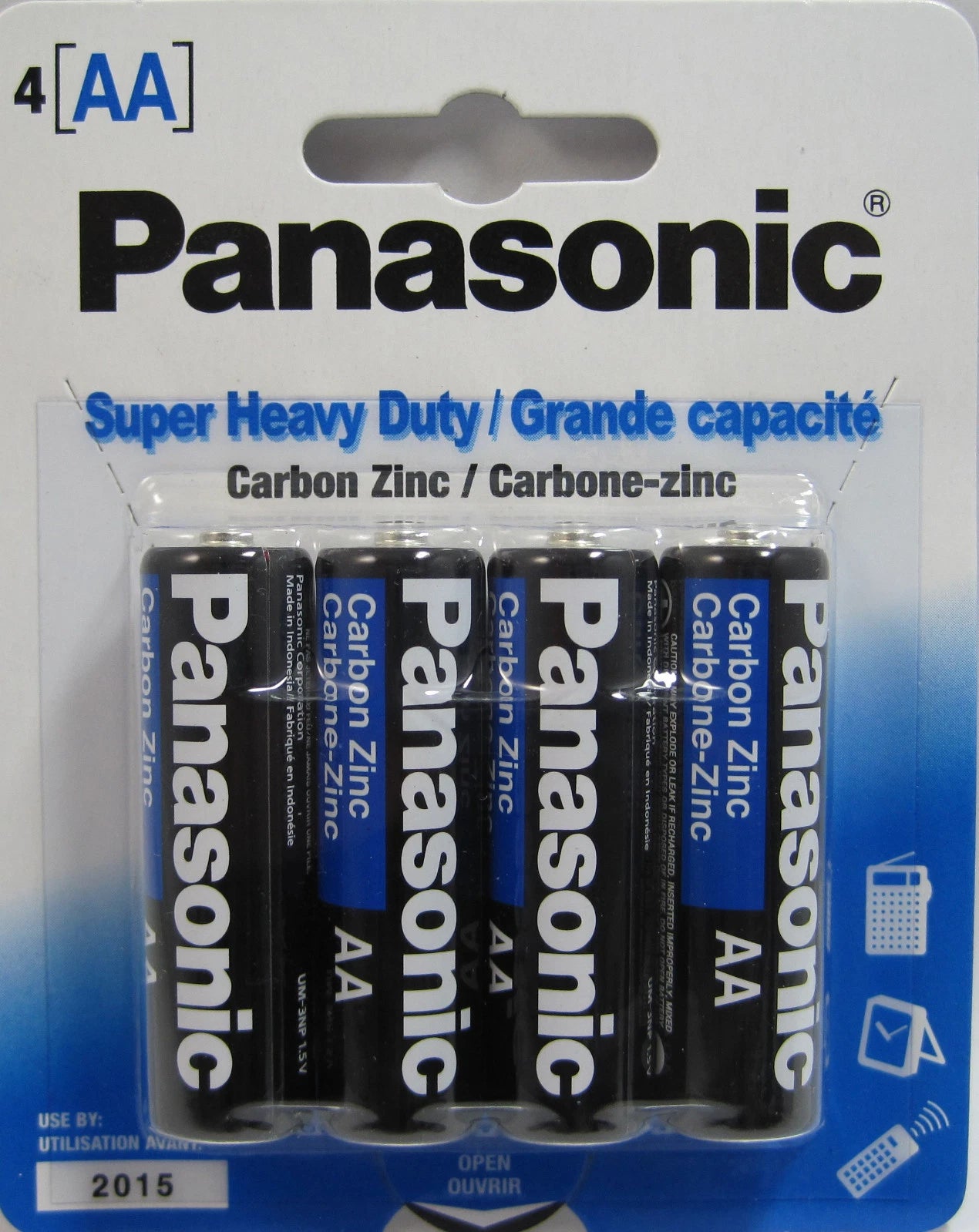Panasonic Super Heavy Duty AA Batteries 4 pk