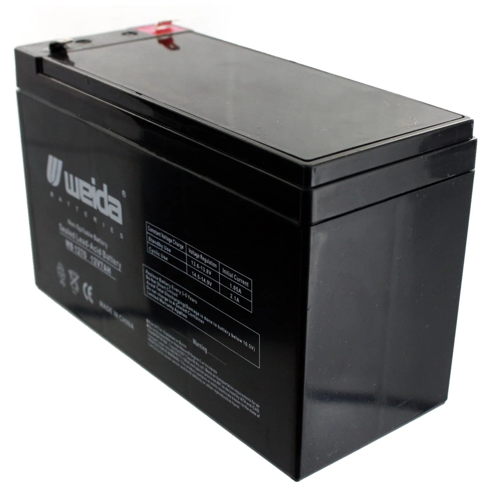 NEW 12V 7Ah SLA Battery WB1270F1 For UB1270, PS1270, WKA12-7F