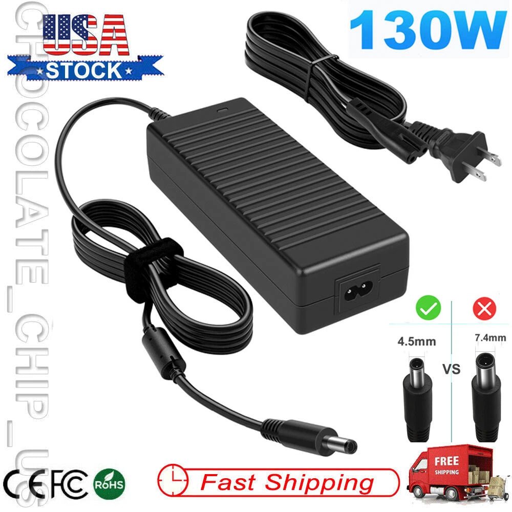 130W AC Power Adapter Charger For Dell XPS 15 9530 9550 9560 9570 7590 06TTY6
