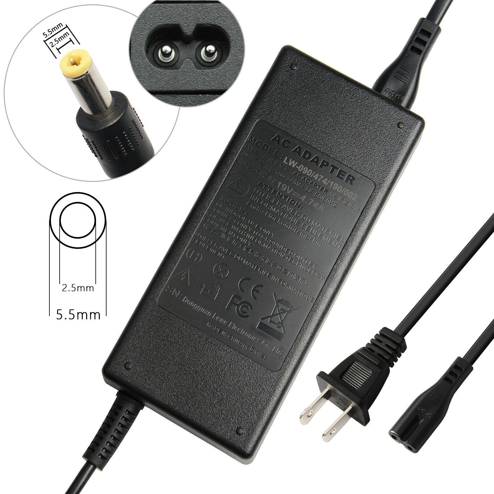 AC Adapter Charger For BA-301 Inogen One G2 G3 Oxygen Concentrator Power Cord