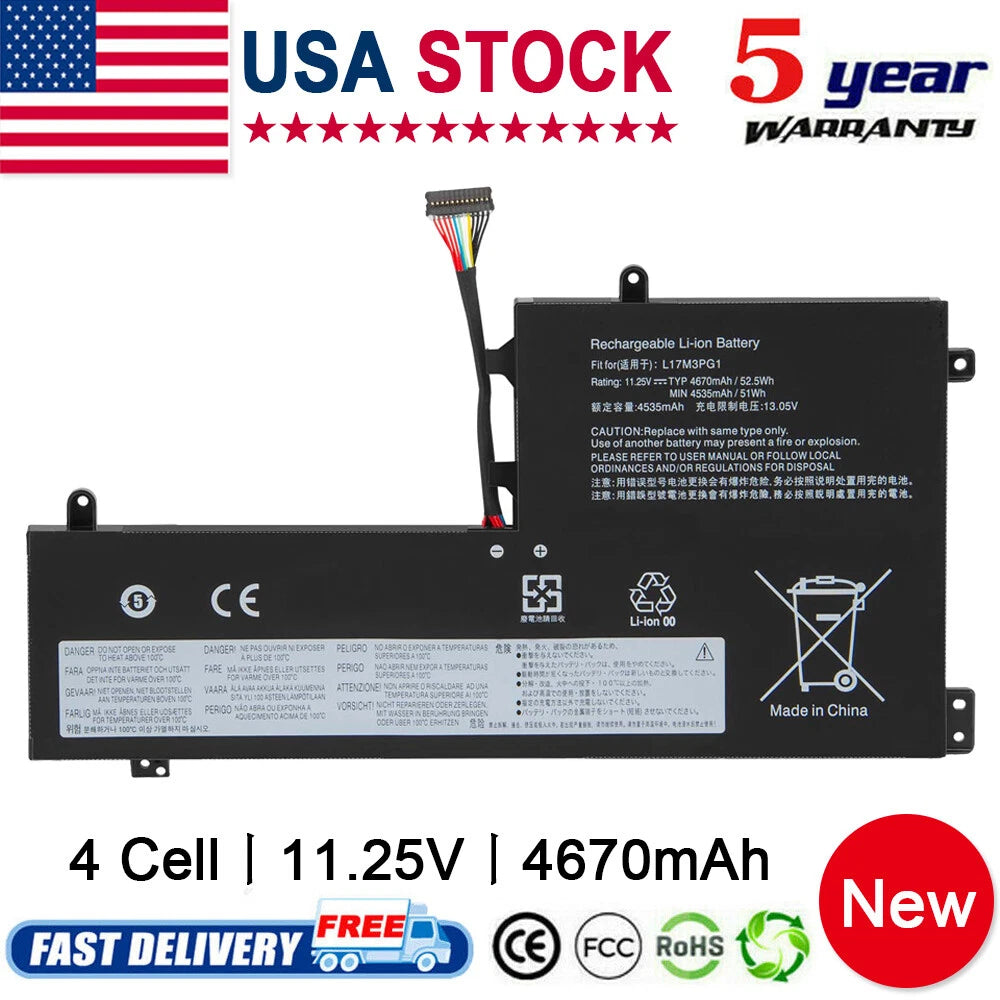 Battery for Lenovo Legion Y540-15IRH Y7000P Y7000 L17L3PG1 L17M3PG1 L17M3PG2