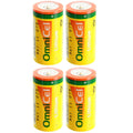 4x OmniCel ER26500HD 3.6V Sz C Lithium Standard Terminal Battery