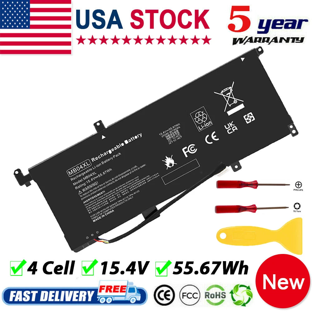 MB04XL Battery for HP ENVY x360 m6 Convertible PC 15 HSTNN-UB6X 4Cell Notebook