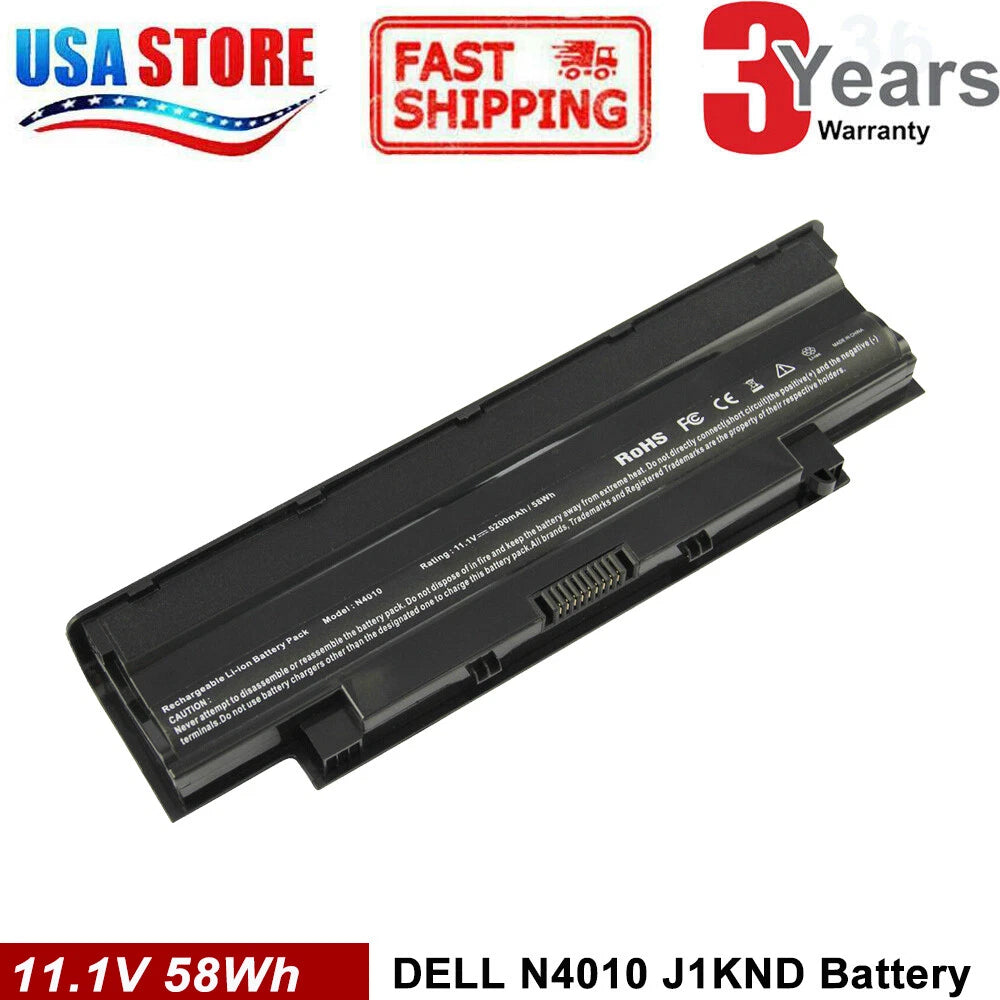 Battery for Dell Inspiron N4110 N4010 N5010 N5110 N7110 M5010 M3010 J1KND