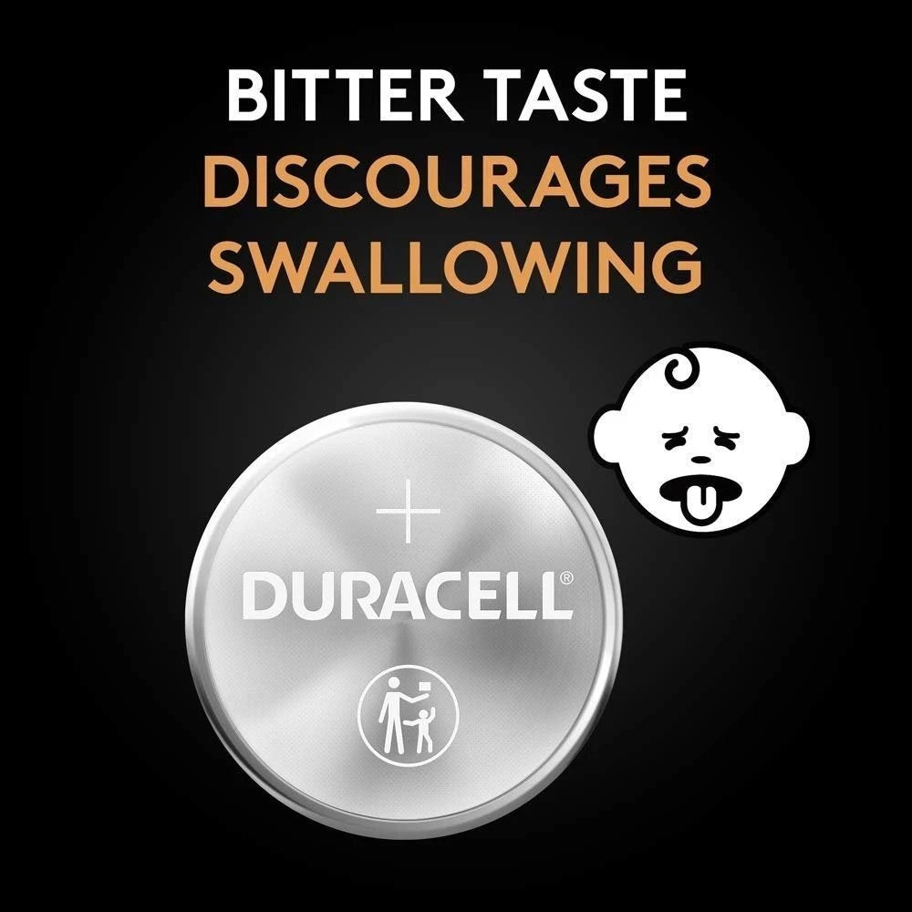 Duracell - 2032 3V Lithium Coin Battery - with Bitter Coating - 24 Count