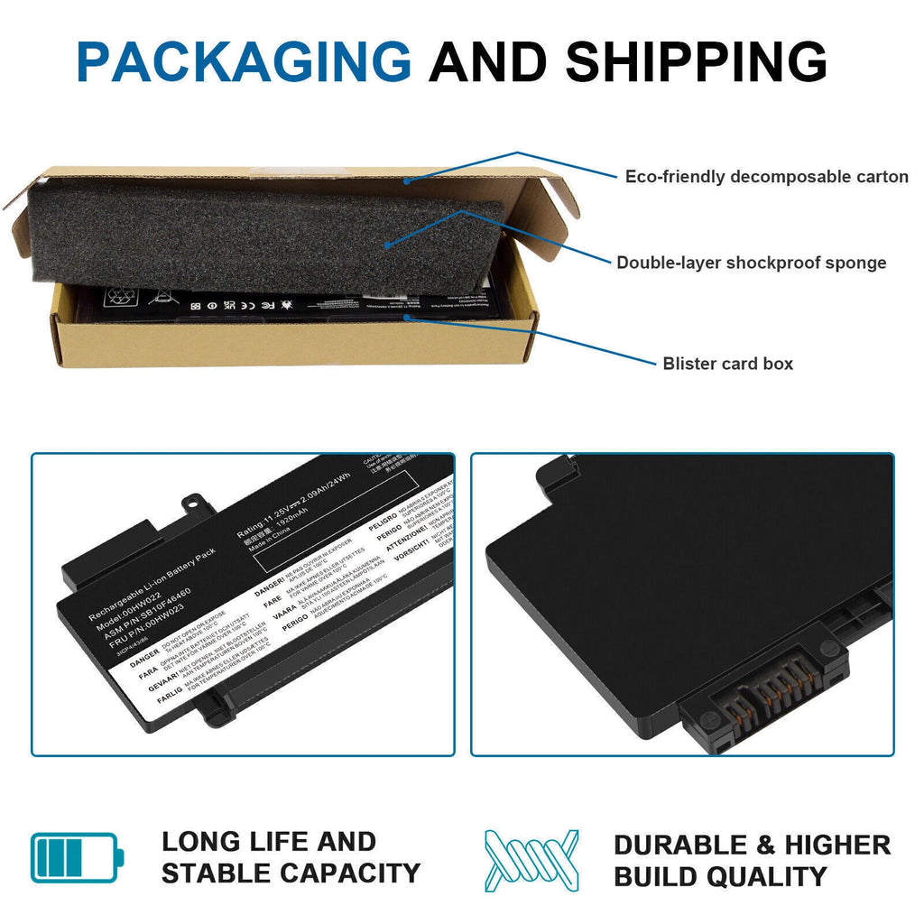 Battery For Lenovo Thinkpad T460s T470s 01AV405 01AV406 00HW022 00HW024 00HW025