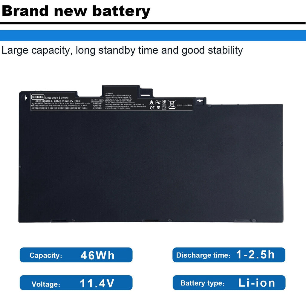 FOR HP Battery CS03XL FOR Elitebook 745 755 840 G3 G4 854108-850 800513-001