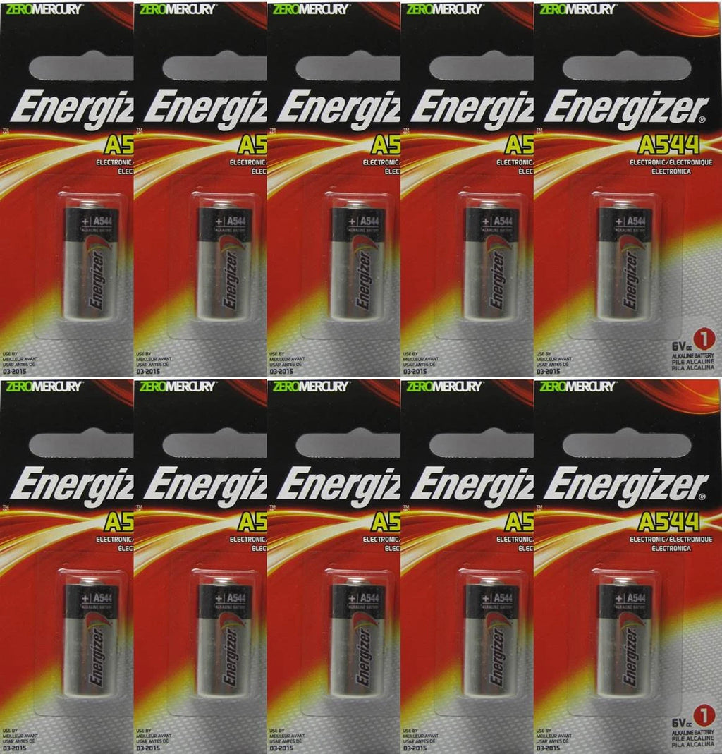 10x Energizer A544 4LR44 PX28A 476A GP476 K28L L1325 V28PX 6V Batteries