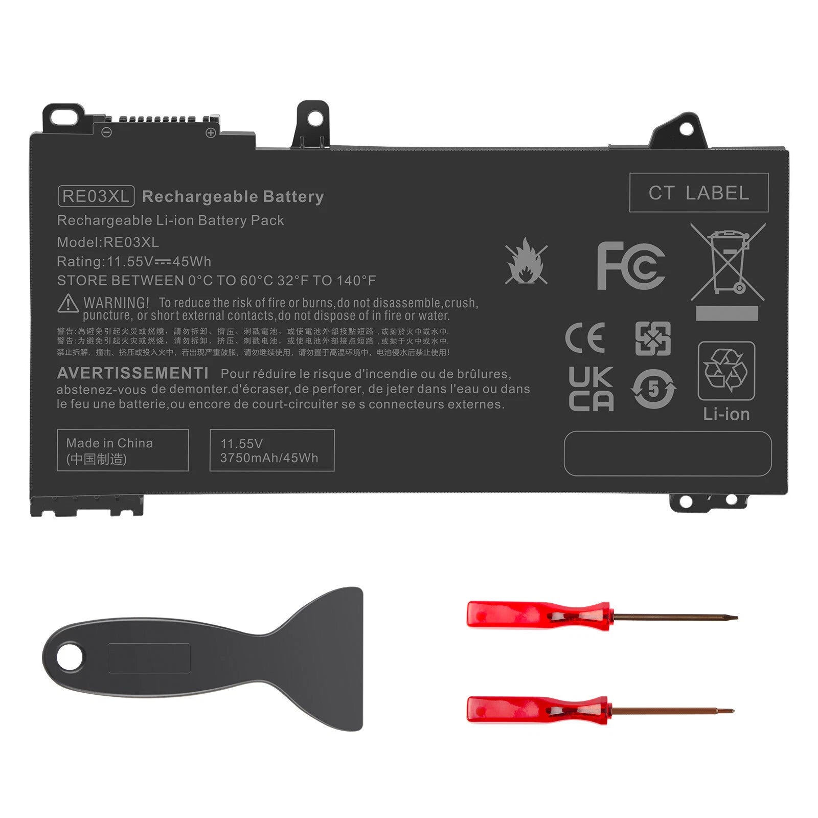 Battery for HP ProBook 430 G6 440 G6 445 G6 455R G6 450 G7 RE03XL HSTNN-DB9A