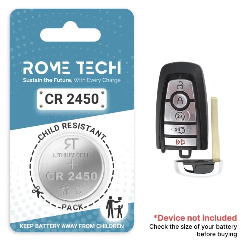 Key Fob Battery Replacement for Ford Mustang 2023 2021 2020 - 2015 1 or 2 Pack