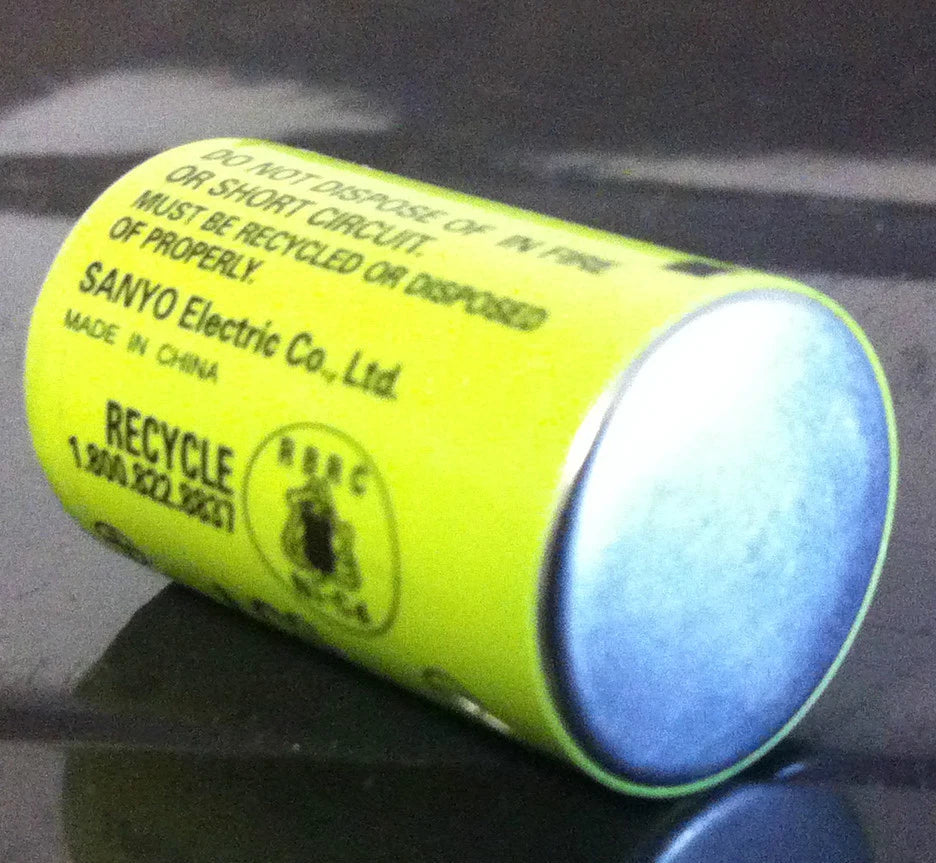 Brand New Sanyo Cadnica N-500A 1.2V 500mAh Nickel Cadmium Battery NICAD
