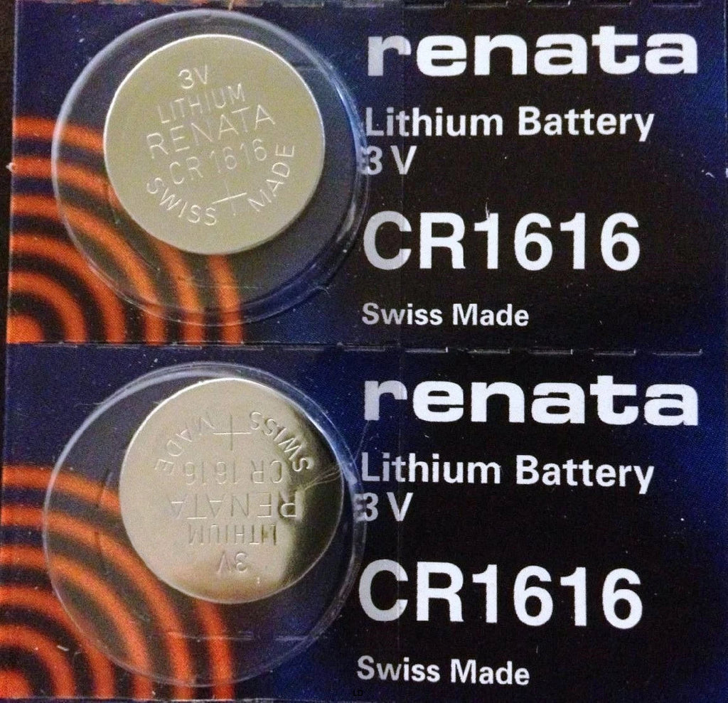 CR 1616 RENATA WATCH BATTERY (2 piece) ECR1616 FREE SHIPPING BUY 3 GET 2 FREE!!