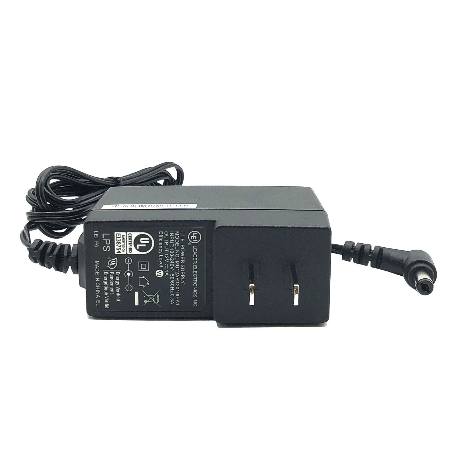 NEW Genuine LEI AC Power Adapter MU12AR120100-A1 12V 1A Charger MU12-G120100-A1