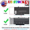 J60J5 7CJRC Replace Battery for Dell Latitude E7270 E7470 7470 7270 MC34Y TX283