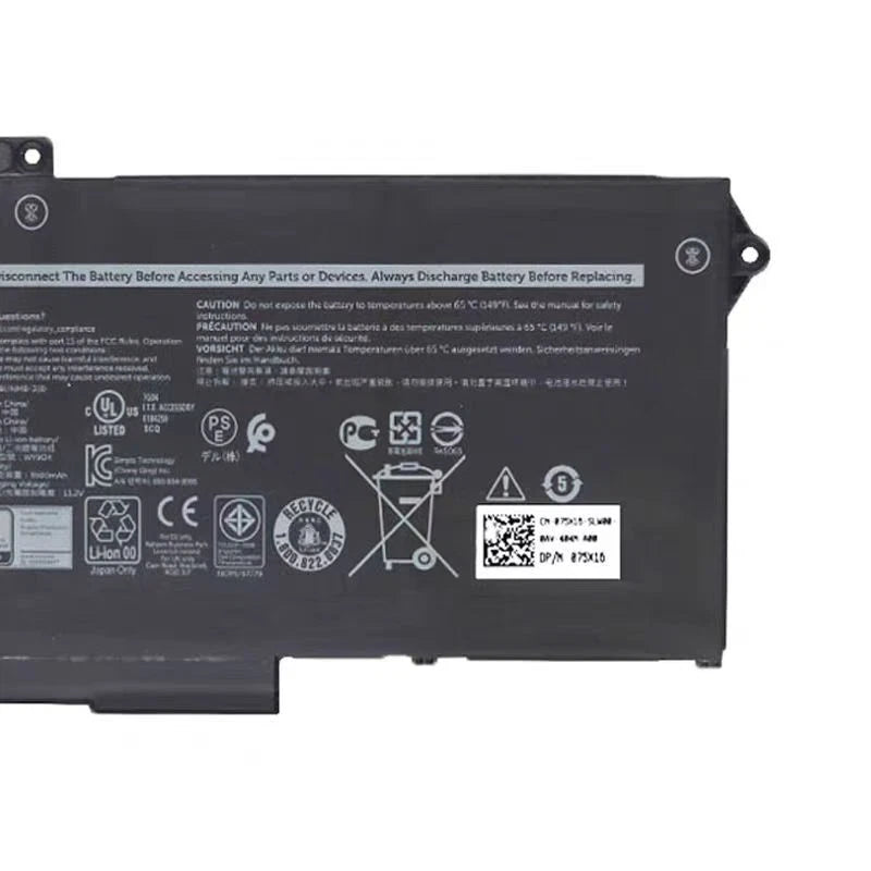 Genuine 42WH WY9DX Battery For Dell Latitude 5420 5520 Precision 15 3560 P137G