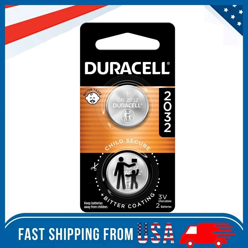 Duracell 2032 CR2032 DL2032 CR Lithium Button Cell Battery 4 Pack Exp. Jan 2034