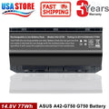 A42-G750 Battery for Asus ROG G750 G750J G750JH G750JM G750JS G750JW G750JX 8Cel