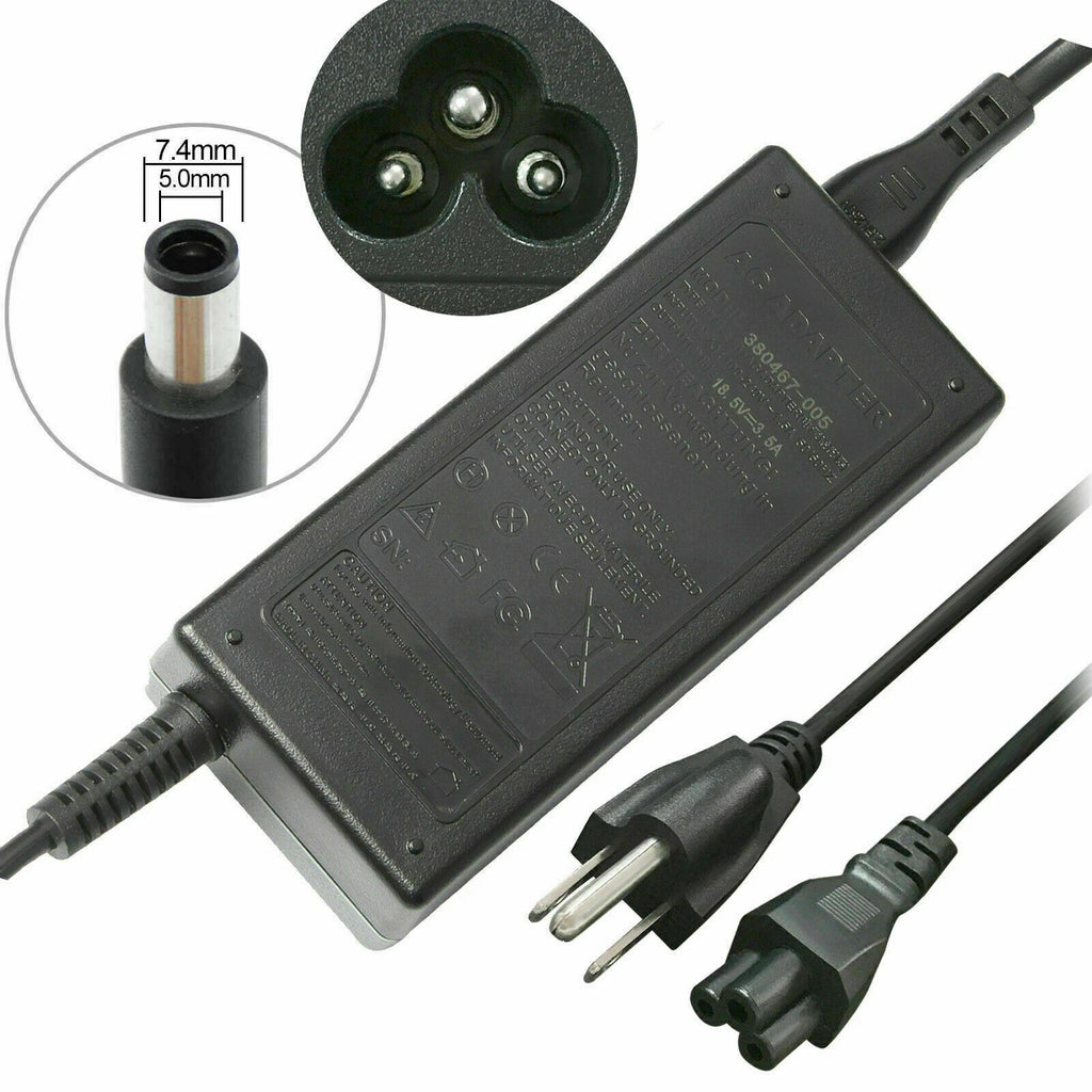 AC Power Adapter Charger for HP Elitebook 2530p 2540p 2560p 2730p 2740p 2760p US